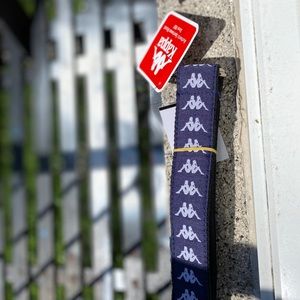 Brand new blue and white kappa belt